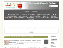 Tablet Screenshot of electroniccircuitsdesign.com